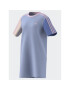 adidas Ежедневна рокля Essentials 3-Stripes Single Jersey Boyfriend Tee Dress IC1460 Син Loose Fit - Pepit.bg