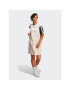 adidas Ежедневна рокля Essentials 3-Stripes Single Jersey Boyfriend Tee Dress IC1462 Бежов Loose Fit - Pepit.bg