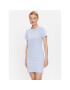 adidas Ежедневна рокля Essentials 3-Stripes Tee Dress IC9885 Син Fitted Fit - Pepit.bg