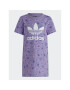 adidas Ежедневна рокля Floral Dress Set IB9483 Виолетов Slim Fit - Pepit.bg