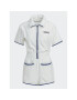 adidas Гащеризон Towel-Terry HT5937 Бял Loose Fit - Pepit.bg