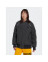 adidas Яке бомбър HK5233 Сив Oversize - Pepit.bg