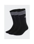 adidas Комплект 3 чифта дълги чорапи мъжки Solid Crew Sock S21490 Черен - Pepit.bg