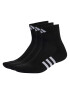 adidas Комплект 3 чифта къси чорапи унисекс Performance Cushioned Mid-Cut Socks 3 Pairs IC9519 Черен - Pepit.bg