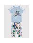 adidas Комплект тишърт и клин Her Studio London Animal Flower H22600 Син Regular Fit - Pepit.bg