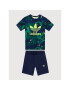 adidas Комплект тишърт и спортни шорти Allover Print Camo H20302 Цветен Regular Fit - Pepit.bg