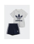 adidas Комплект тишърт и спортни шорти Trefoil Shorts Tee Set IB8638 Син Regular Fit - Pepit.bg