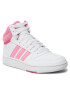 adidas Обувки Hoops 3.0 Mid K IG3716 Бял - Pepit.bg