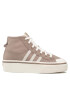 adidas Обувки Nizza Platform Mid W HQ6237 Кафяв - Pepit.bg