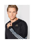 adidas Тениска от техническо трико Run Icon Full Reflective 3-Stripes HB7434 Черен Slim Fit - Pepit.bg