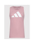 adidas Тениска от техническо трико 3-Stripes Logo HG0319 Розов Regular Fit - Pepit.bg