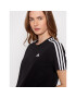 adidas Performance Тишърт Essentials 3-Stripes GL0777 Черен Loose Fit - Pepit.bg