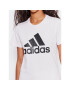 adidas Performance Тишърт Essentials Logo HC9274 Розов Regular Fit - Pepit.bg