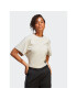 adidas Тишърт W Hol T HN6484 Бежов Regular Fit - Pepit.bg