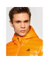 adidas Пухено яке Varilite Hooded GT9215 Оранжев Slim Fit - Pepit.bg