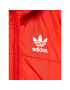 adidas Пухено яке adicolor HK0387 Червен Regular Fit - Pepit.bg