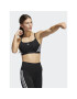 adidas Спортен сутиен Aeroreact Training Light-Support 3-Stripes Bra HC7862 Черен - Pepit.bg