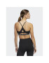 adidas Спортен сутиен Aeroreact Training Light-Support 3-Stripes Bra HC7862 Черен - Pepit.bg