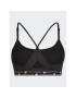 adidas Спортен сутиен Aeroreact Training Light-Support 3-Stripes Bra HC7862 Черен - Pepit.bg