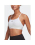 adidas Спортен сутиен Aeroreact Training Light-Support Bra HC5421 Бял - Pepit.bg