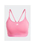 adidas Спортен сутиен Aeroreact Training Light-Support Bra HS2980 Розов - Pepit.bg