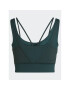 adidas Спортен сутиен Powerimpact Training Medium-Support Shiny Bra HM7886 Зелен - Pepit.bg