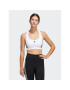 adidas Спортен сутиен Powerreact Training Medium-Support 3-Stripes Bra HC7897 Бял - Pepit.bg