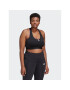 adidas Спортен сутиен Powerreact Training Medium-Support Bra (Plus Size) HC7492 Черен - Pepit.bg