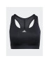 adidas Спортен сутиен Powerreact Training Medium-Support Bra (Plus Size) HC7492 Черен - Pepit.bg