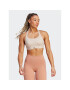 adidas Спортен сутиен Tailored Impact Luxe Training High-Support Bra HS2907 Кафяв - Pepit.bg