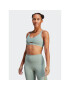 adidas Спортен сутиен Yoga Studio Luxe Light-Support HR3038 Зелен - Pepit.bg