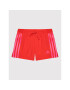 adidas Спортни шорти 3 Stripes HE2014 Червен Regular Fit - Pepit.bg