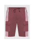 adidas Спортни шорти 3S Cargo HC1907 Бордо Regular Fit - Pepit.bg