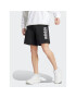 adidas Спортни шорти All SZN Fleece Graphic Shorts IC9792 Черен Regular Fit - Pepit.bg