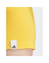 adidas Спортни шорти Lounge Rib Booty Shorts IC9453 Жълт Fitted Fit - Pepit.bg