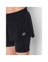 adidas Спортни шорти Run Icons Two-In-One H57754 Черен Regular Fit - Pepit.bg