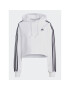 adidas Суитшърт Adicolor Classics Crop Hoodie IB7387 Бял Loose Fit - Pepit.bg