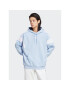 adidas Суитшърт Adicolor Classics Cut Line Hoodie IB9944 Син Loose Fit - Pepit.bg