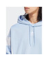 adidas Суитшърт Adicolor Classics Cut Line Hoodie IB9944 Син Loose Fit - Pepit.bg