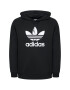 adidas Суитшърт adicolor Classics Trefoil Черен Regular Fit - Pepit.bg