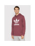 adidas Суитшърт adicolor Classics Trefoil HE9498 Бордо Regular Fit - Pepit.bg