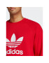 adidas Суитшърт adicolor Classics Trefoil IA4855 Червен Regular Fit - Pepit.bg