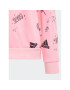 adidas Суитшърт Brand Love Allover Print IA1576 Розов Loose Fit - Pepit.bg