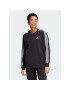 adidas Суитшърт Essentials 3-Stripes Sweatshirt IC8766 Черен Loose Fit - Pepit.bg