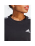 adidas Суитшърт Essentials 3-Stripes Sweatshirt IC8766 Черен Loose Fit - Pepit.bg