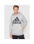 adidas Суитшърт Essentials Big Logo GK9541 Сив Regular Fit - Pepit.bg