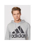 adidas Суитшърт Essentials Big Logo GK9541 Сив Regular Fit - Pepit.bg