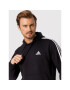 adidas Суитшърт Essentials Fleece 3-Stripes GK9072 Черен Regular Fit - Pepit.bg