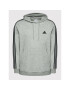 adidas Суитшърт Essentials Fleece 3-Stripes GK9084 Сив Regular Fit - Pepit.bg