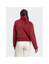 adidas Суитшърт Essentials+ Fluffy Teddy Slim Zip Top HY1712 Червен Regular Fit - Pepit.bg